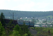 Железногорск-Илимский, БАМ и грузовой поезд