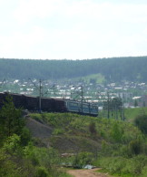 Железногорск-Илимский, БАМ и грузовой поезд
