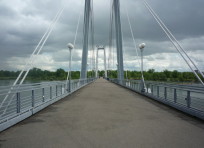 мост ведёт на остров Татышев
