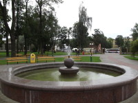 Гродно. Парк и фонтан
