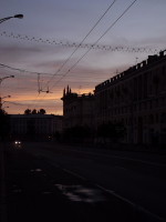 Раннее утро в Минске