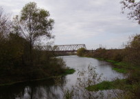 Клязьма и железнодорожный мост