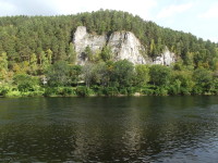 Река Сылва и скала