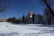 Новодевичий монастырь. Большой Новодевичий пруд