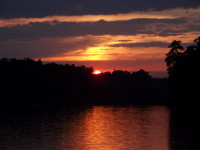 Закат. Кратовское озеро
