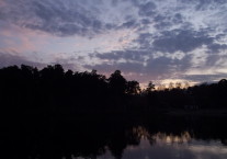 Октябрьский вечер на Кратовском озере