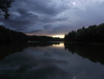 Закат. На Кратовском озере