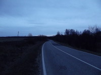 вечерняя дорога