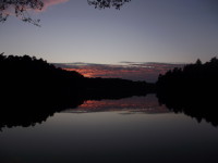 Закат на Кратовском озере