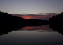 Закат на Кратовском озере