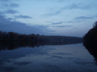 Малаховское озеро и закат