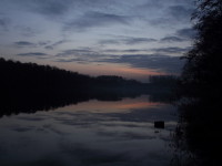 Малаховское озеро и закат