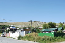 Западнее жилых районов Саратова стоят горы
