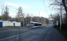 Трамвай на улице Измайловский Вал