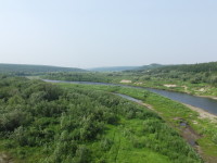 Река Сейда и горы, окружающие её