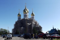 Архангельск. Строящаяся церковь