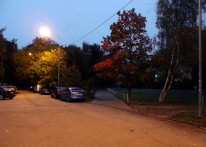 Красная листва в Красногорске