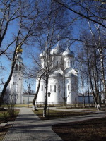 Вологда. Софийский собор и стена Кремля