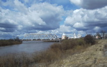 Река Вологда, Спасо-Прилуцкий монастырь и мосты