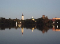 озеро Белое и церковь