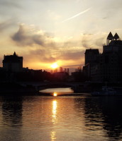 Москва-река, окончание Водоотводного канала
