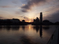 Москва-река и закат